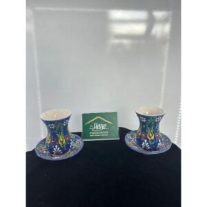 Çini İkili Çay Takımı