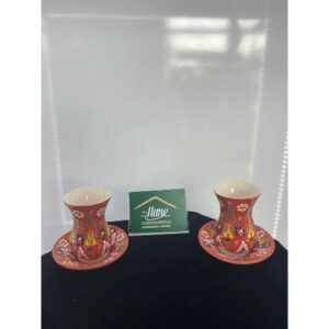 Çini İkili Çay Takımı