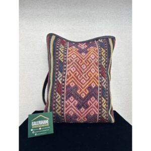 Deri Askılı Kilim Çanta