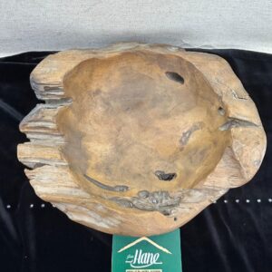 DOĞAL TEAK AĞACI TABAK 30 CM