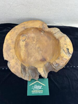 DOĞAL TEAK AĞACI TABAK 30 CM