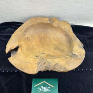 DOĞAL TEAK AĞACI TABAK 30 CM