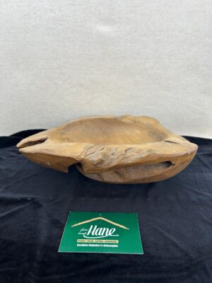 DOĞAL TEAK AĞACI TABAK 30 CM - Görsel 3