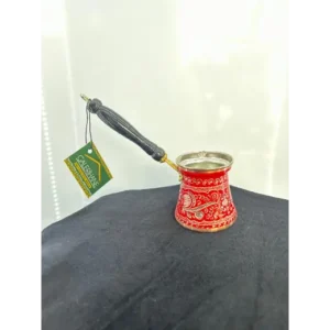 El İşlemeli Bakır Orta Cezve