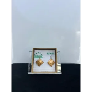 El İşlemeli Bakır Küpe
