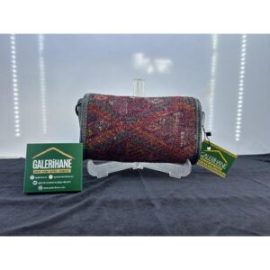 Kapaklı Deri Kilim Cüzdan - Görsel 2