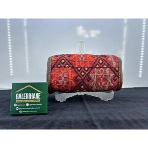 Kapaklı Deri Kilim Cüzdan - Görsel 2