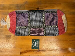 KUMAŞ PATCHWORK SİLİNDİR YASTIK 20 X 46