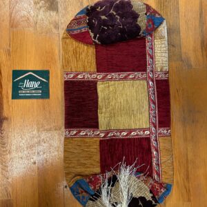 KUMAŞ PATCHWORK SİLİNDİR YASTIK 20 X 46