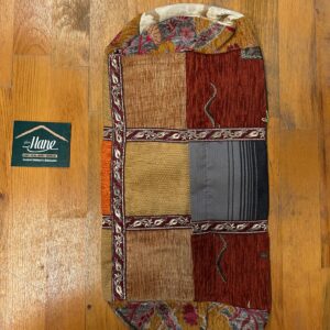 KUMAŞ PATCHWORK SİLİNDİR YASTIK 20 X 46