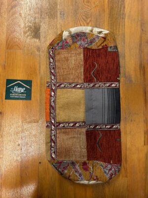 KUMAŞ PATCHWORK SİLİNDİR YASTIK 20 X 46
