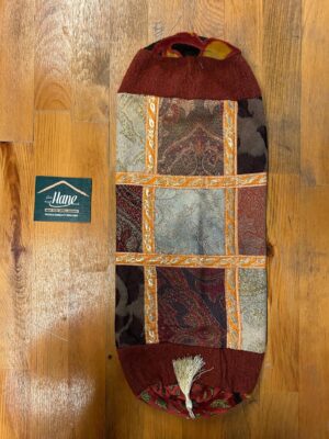 KUMAŞ PATCHWORK SİLİNDİR YASTIK 20 X 46