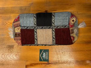 KUMAŞ PATCHWORK SİLİNDİR YASTIK 20 X 46