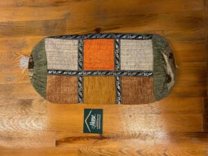 KUMAŞ PATCHWORK SİLİNDİR YASTIK 20 X 46
