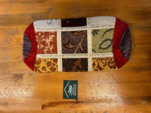 KUMAŞ PATCHWORK SİLİNDİR YASTIK 20 X 46