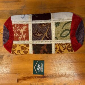 KUMAŞ PATCHWORK SİLİNDİR YASTIK 20 X 46