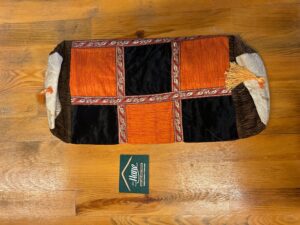 KUMAŞ PATCHWORK SİLİNDİR YASTIK 20 X 46