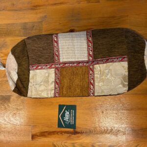 KUMAŞ PATCHWORK SİLİNDİR YASTIK 20 X 46