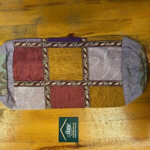 KUMAŞ PATCHWORK SİLİNDİR YASTIK 20 X 46