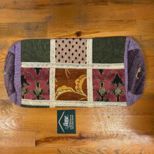 KUMAŞ PATCHWORK SİLİNDİR YASTIK 20 X 46