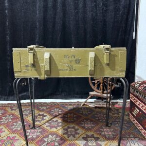 ORİJİNAL MÜHİMMAT SANDIĞI SEHPA