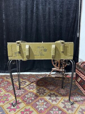 ORİJİNAL MÜHİMMAT SANDIĞI SEHPA