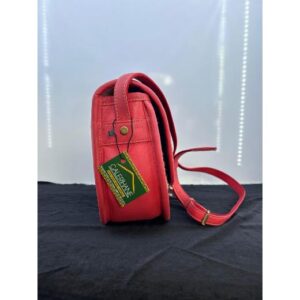 Oval Posta Deri - Kilim Çanta - Görsel 2