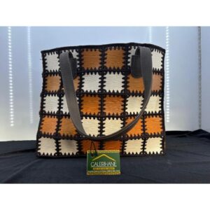 Patchwork Deri - Kilim Çanta Büyük